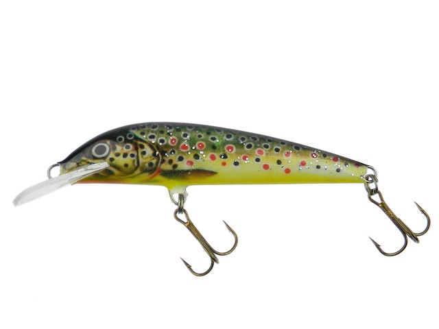 made in Poland Krakusek Nr 2 floating crankbait hard lure Esche 3,5cm 2g