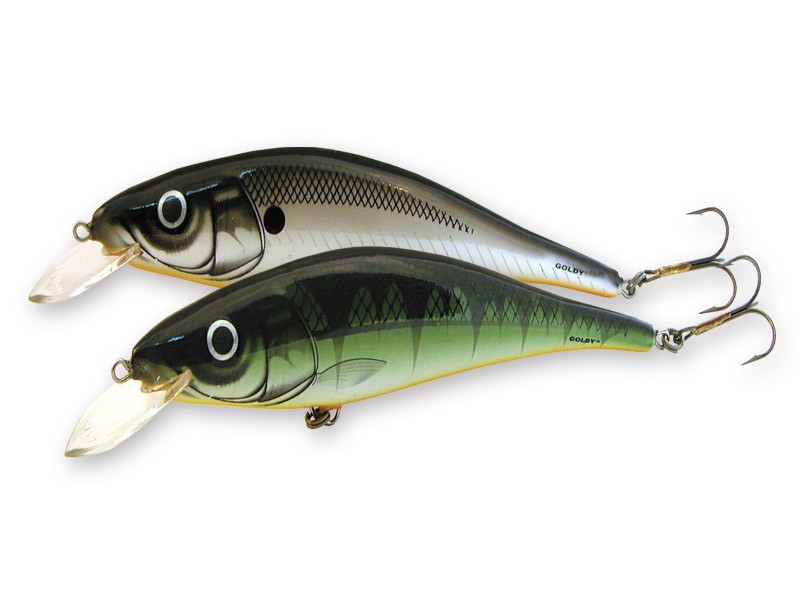 Goldy Goldfish 5,5cm ide *G07-* sinking trout chub lures COULEURS!