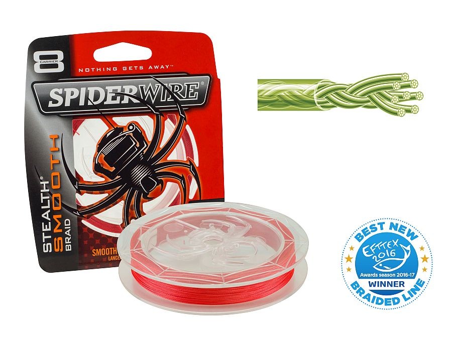 braided line 0,06-0,20mm Spiderwire Stealth Smooth 8 Red 300 m 