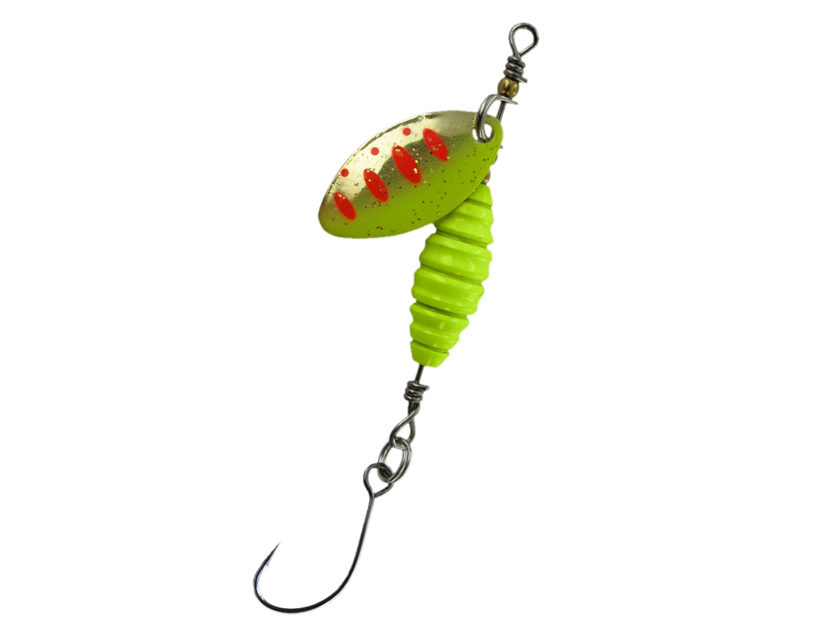 Jenzi Phantom-F Spinner UV Single Hook - Spinners - FISHING-MART