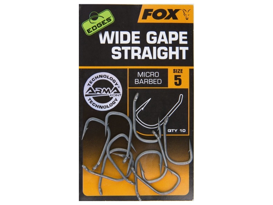 FOX Hooks Carp EDGES Wipe Gape Stright - Carp hooks - FISHING-MART