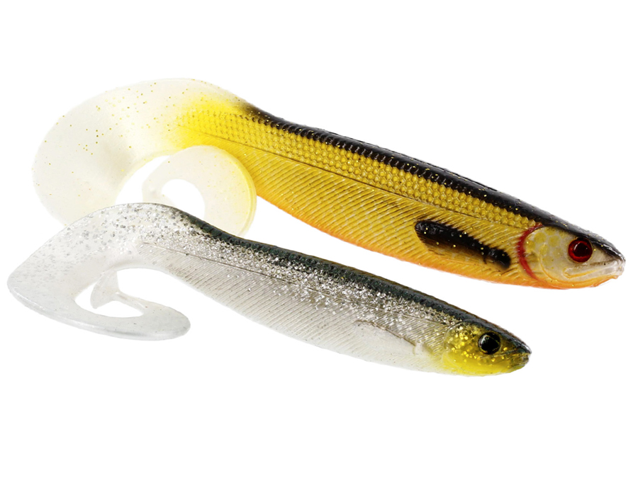 ★87MM★ Mmlg BEACH FAV HFT WILD CARROT Westin Soft baits Curl Teez - Soft Baits - FISHING-MART