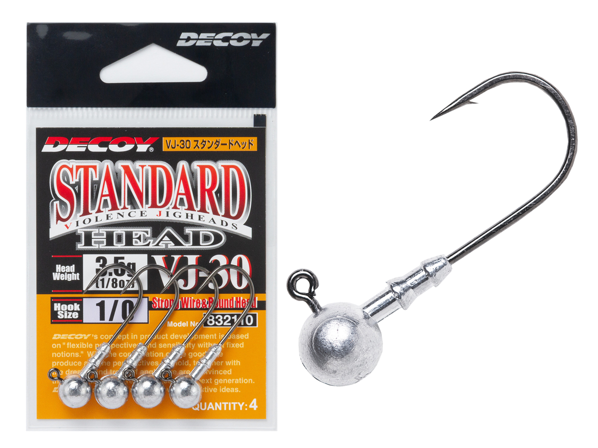 2196 1/4 oz Decoy VJ-30 Jig Head Violence Standard Hook Size 3/0 
