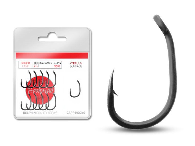 Dragon Carp Direct Sale Delphin HKD Riger Tefcon Hooks Carp Hooks