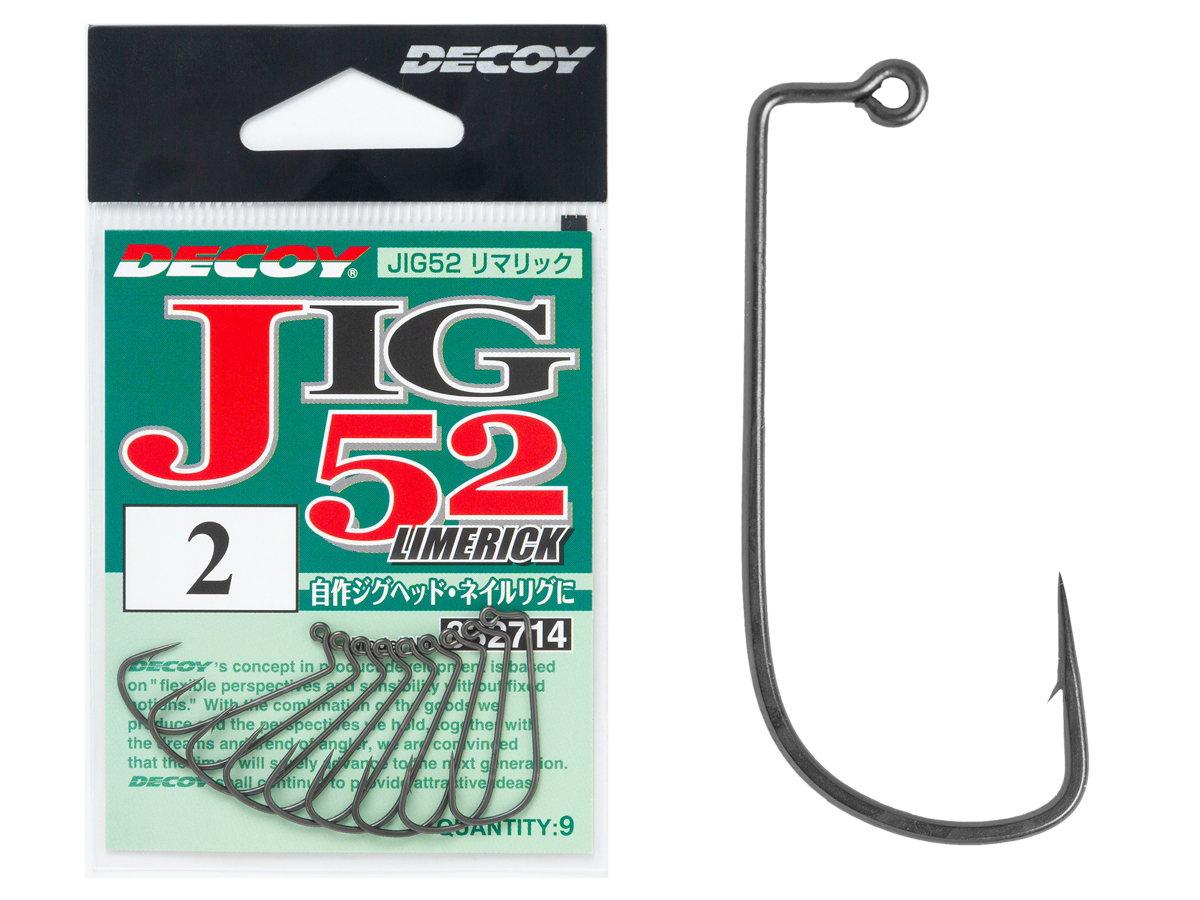 Decoy Hooks JIG52 Limerick - Hooks for baits and lures