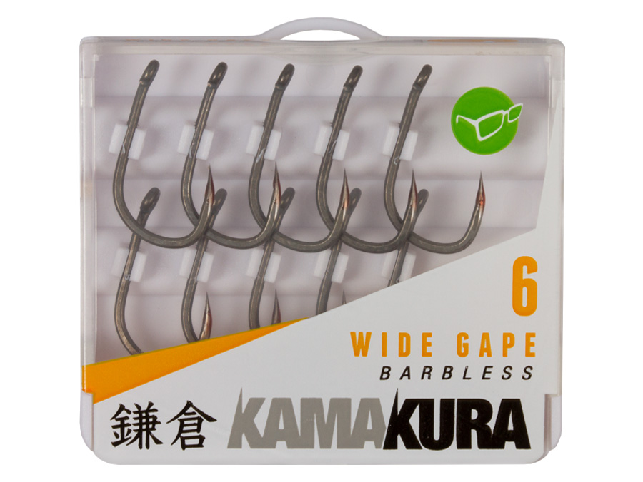 Korda Kamakura Wide Gape X Mirco Barbed Hooks 