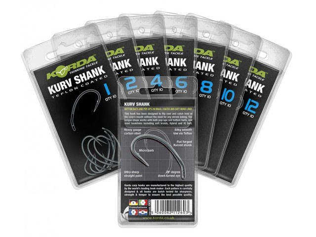 Korda Krank Choddy Krank X Long Shank Mixa Kurv Shank Wide Gape Hooks Fishing 