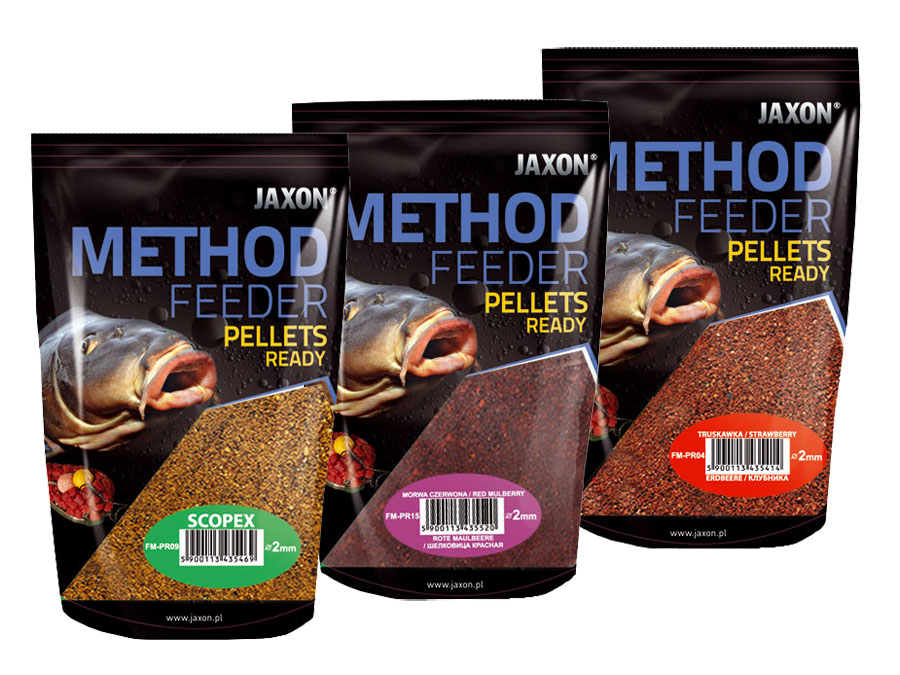 Jaxon Pellet Ready Jaxon Method Feeder - Groundbaits and pellets for Method  Feeder - FISHING-MART