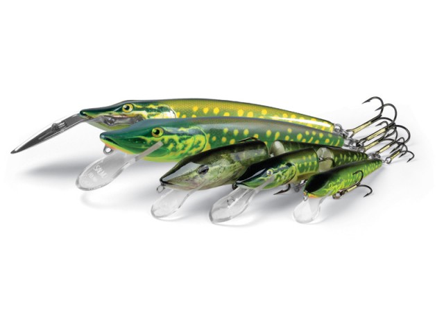 Perch Zander Lure for Pike / Trout Lure Pike Lures Mini Barschwobbler, Salmo Sparky Shad 4/ Lures/  Pike Lures