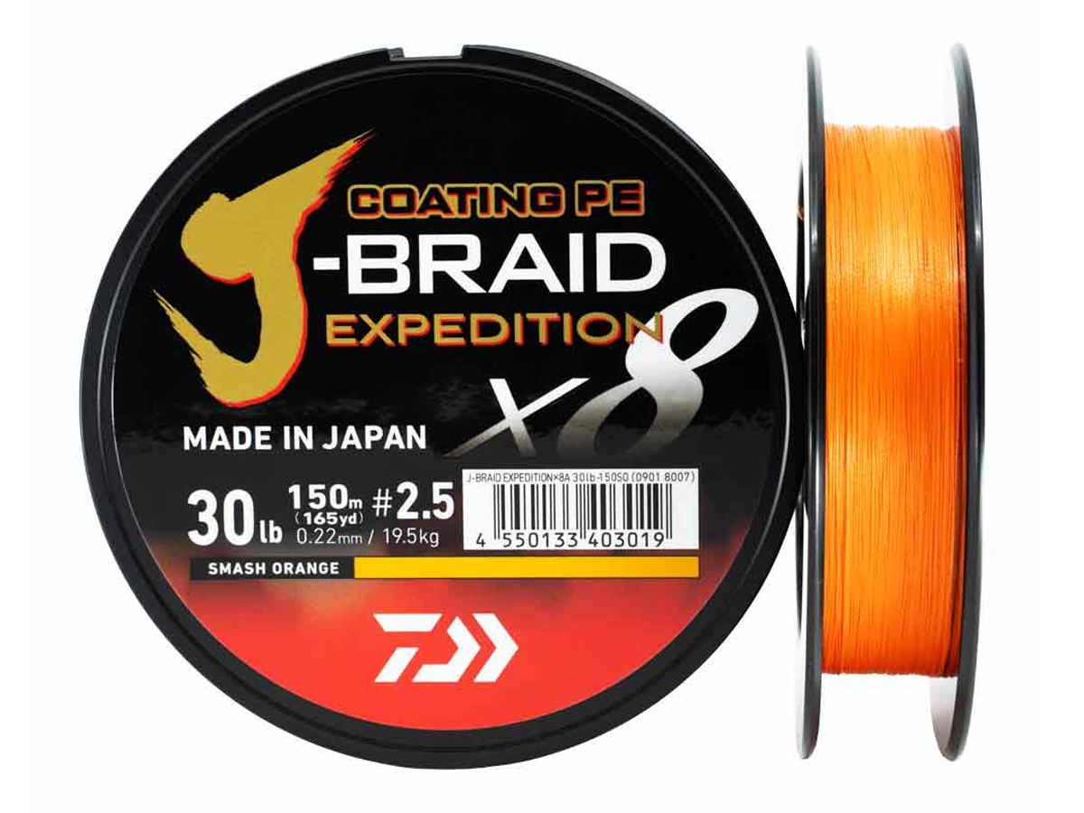 Daiwa Plecionki J-Braid Expedition x8E Smash Orange