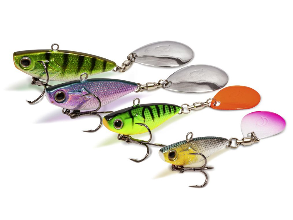 Big Eye Blade - Leurre spinner couleur UV Fire Tiger longueur/poids 4