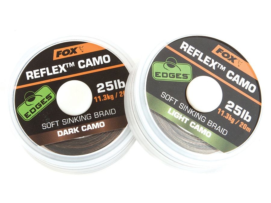 Fox Edges Camotex Stiff Hooklink Material Light Camo 20lb 20m Carp fishing 