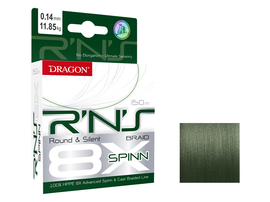 Dragon R’N’S Spinn Round & Silent Braid - Braided lines