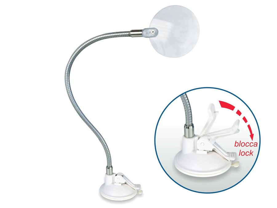 Stonfo Magnifying glass with suction cup base Fly Tying Tools