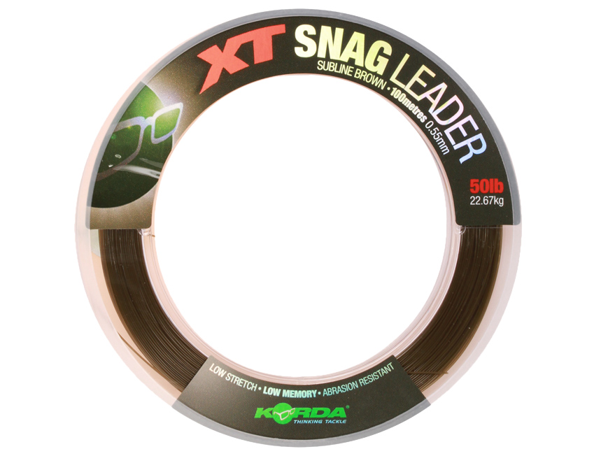 Korda Monofilament Lines XT Snag Leader Carp Monofilament Lines FISHINGMART