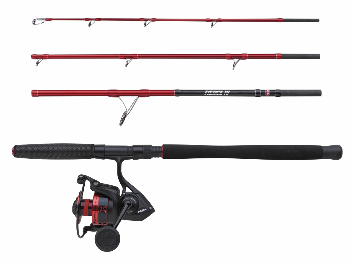 Penn see Bass Rod タイプI Penn Fierce IV Travel Boat Combo - Sea fishing Rods - FISHING-MART