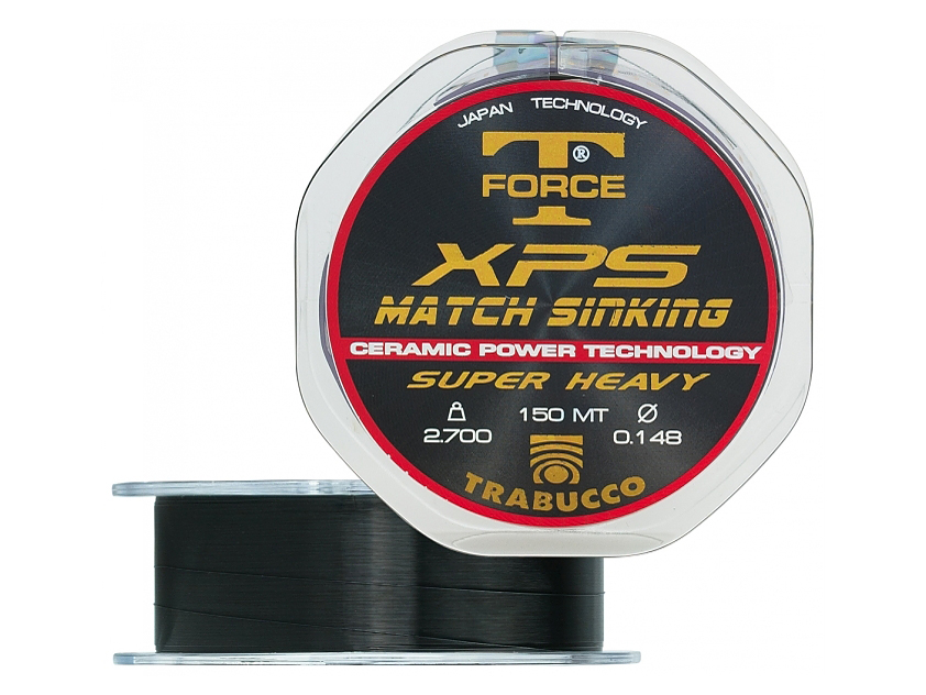 Trabucco T-Force XPS Match Reel 150m Monofilament Fishing Line All Sizes 