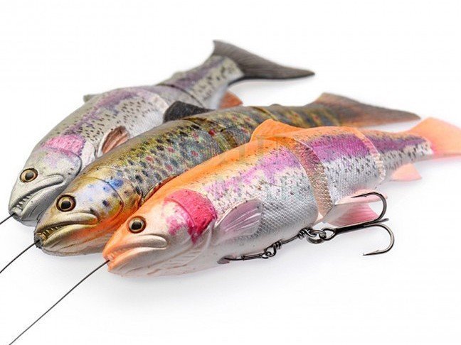 Savage Gear 4D Line Thru Trout Lures - Soft baits Pre-Rigged - FISHING-MART