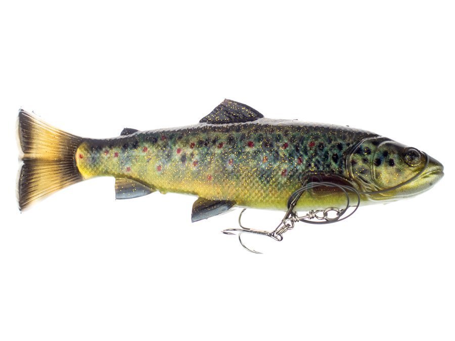 Savage Gear Lures 4D Pulsetail Trout - Soft baits Pre-Rigged - FISHING-MART