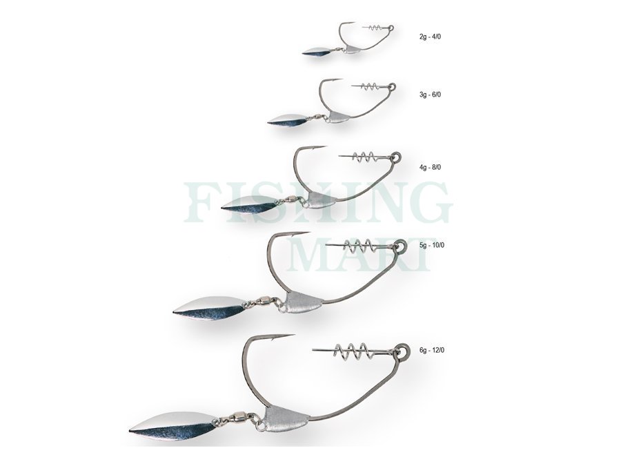 Savage Gear Weedlees EWG Hooks #4/0 #12/0 Soft baits accesories 