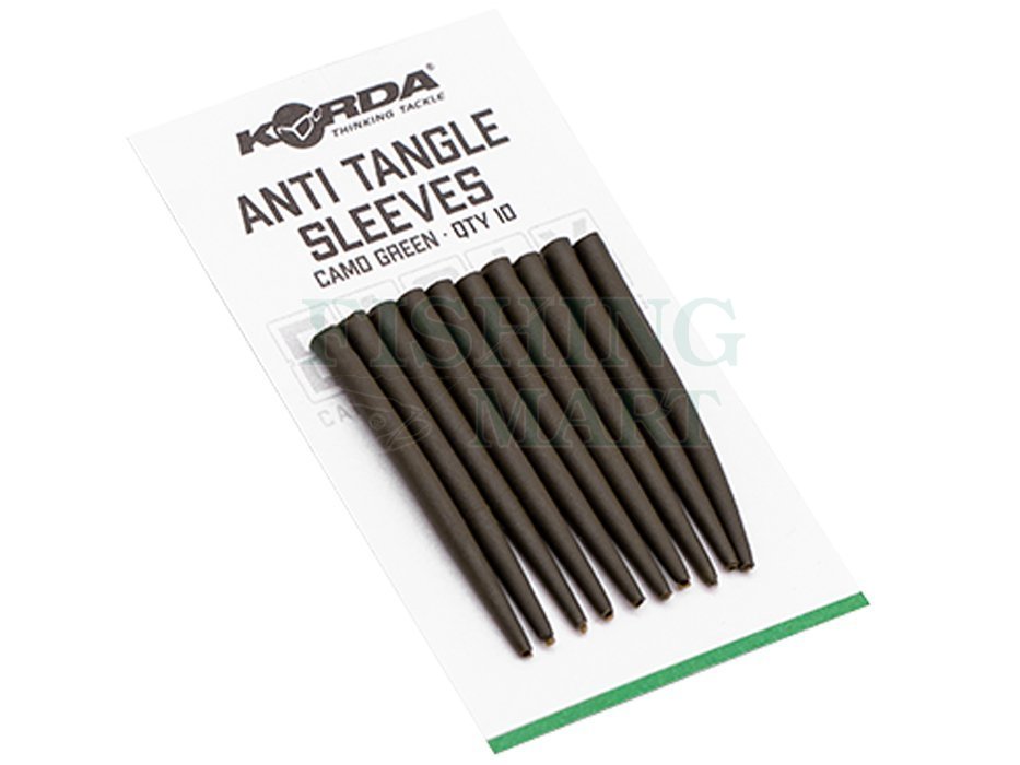Korda BASIX Anti Tangle Sleeves Camo Green-kbx025 