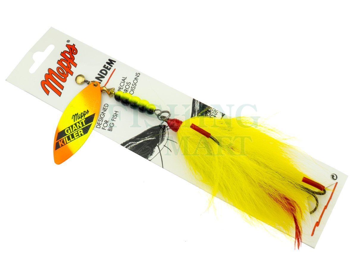 Spinners Mepps Giant Tandem for pikes and catfish
