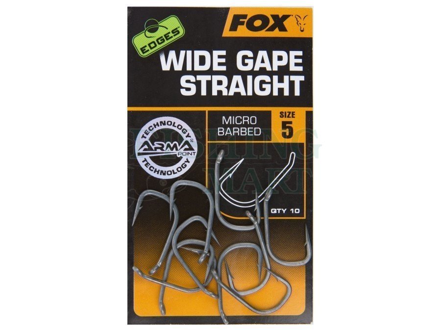 FOX Hooks Carp EDGES Wipe Gape Stright - Carp hooks - FISHING-MART