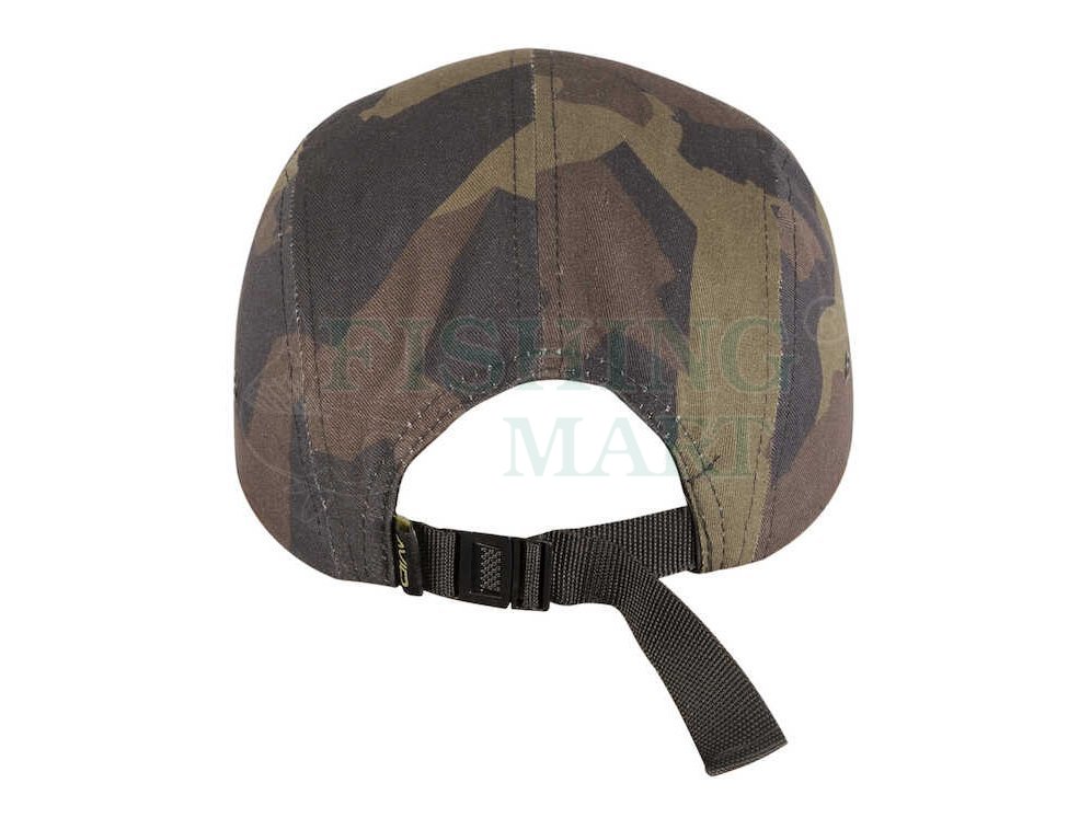 Avid Carp Camo 5 Panel Cap - Hats and 