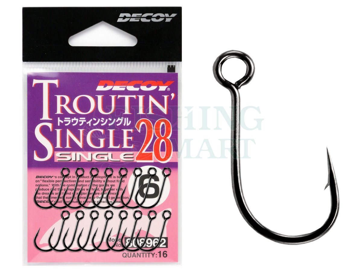 Decoy Hooks Single28 Troutin Single - Hooks for baits and lures -  FISHING-MART