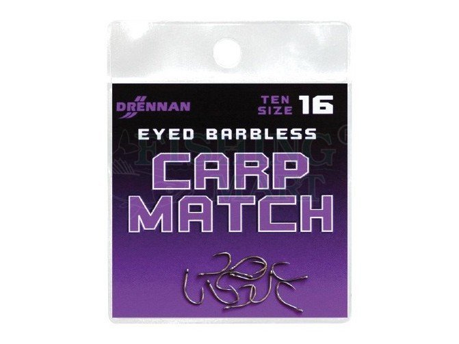 Hooks Drennan Eyed Barbless - Carp Match