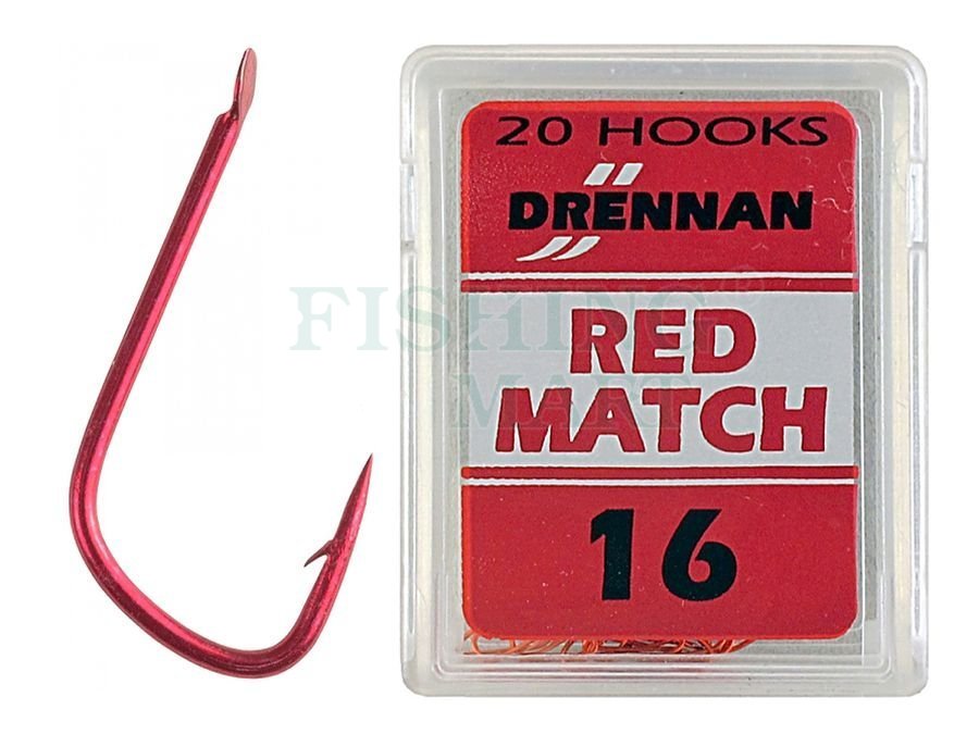 Drennan Hooks Drennan Reds - Red Match - Hooks - FISHING-MART