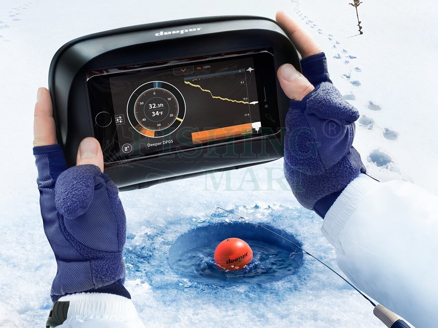 Deeper Winter Smartphone Case XL For Ice Fishing 
