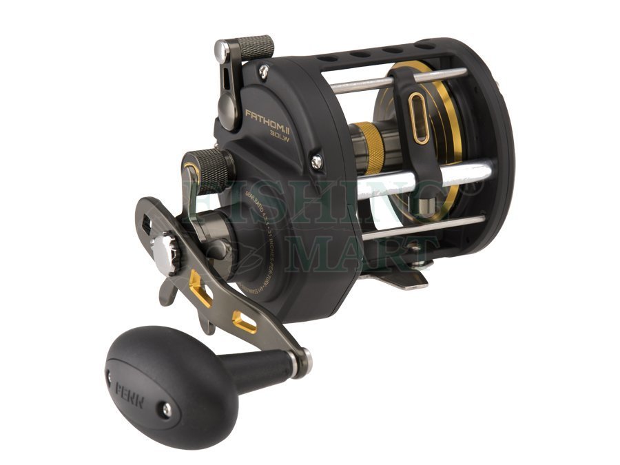 Penn Fathom 2 Level Wind Reels - Sea Round & Trolling Multiplier Reels -  FISHING-MART