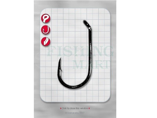 Gamakatsu Hooks A1 G-Carp D-Rig MB Teflon Coating - Carp hooks