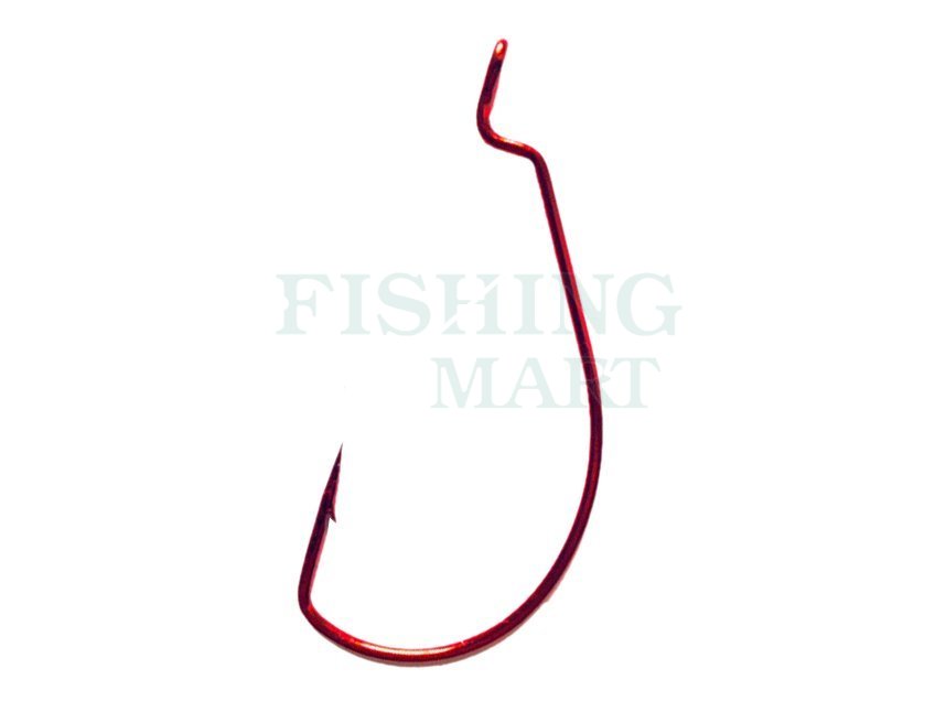 Gamakatsu Offset Worm EWG Hook with Silicone Stopper from Predator Tackle