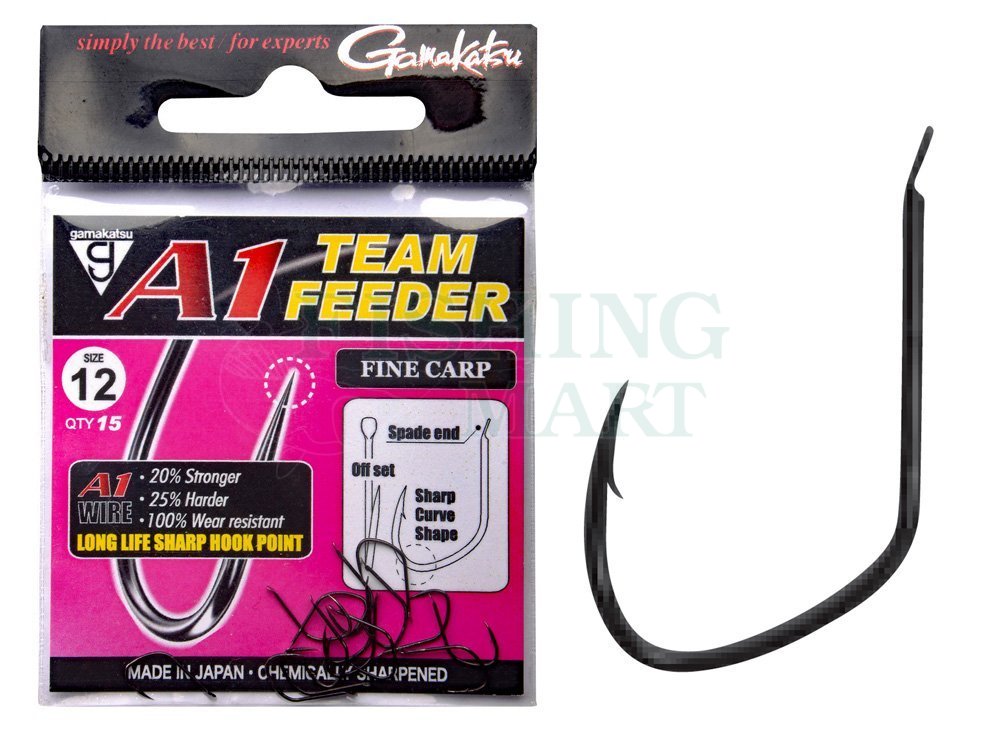 Gamakatsu Hooks A1 Team Feeder Fine Carp - Hooks and rigs for the