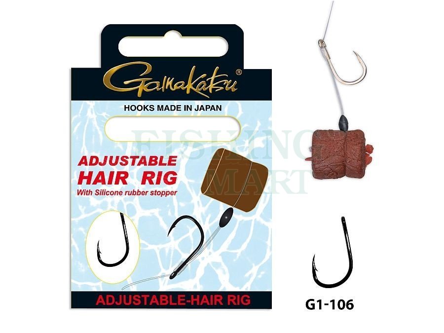Gamakatsu Hooks Adjustable Hair Rig G1-106 - Hooks and rigs for the Method Feeder - FISHING-MART Gamakatsu Hooks Adjustable Hair Rig G1-106 - Hooks and rigs for the Method Feeder - FISHING-MART
