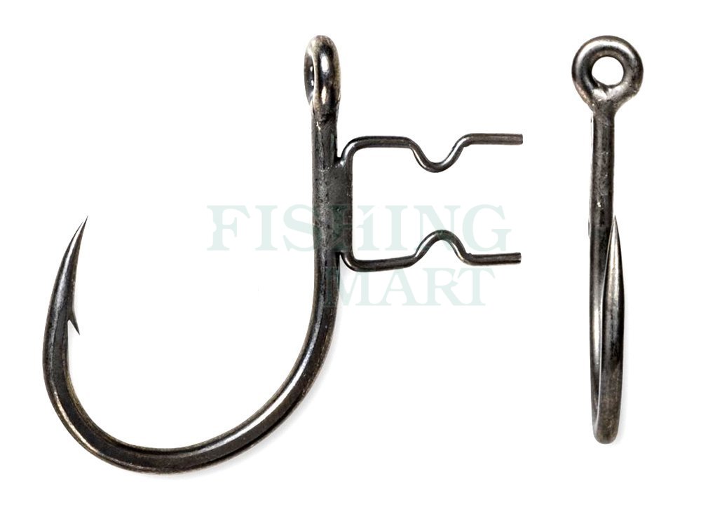 Bkk Bt9003 9003cd Black Worm Crank Hook Barbed Fishing Hooks High