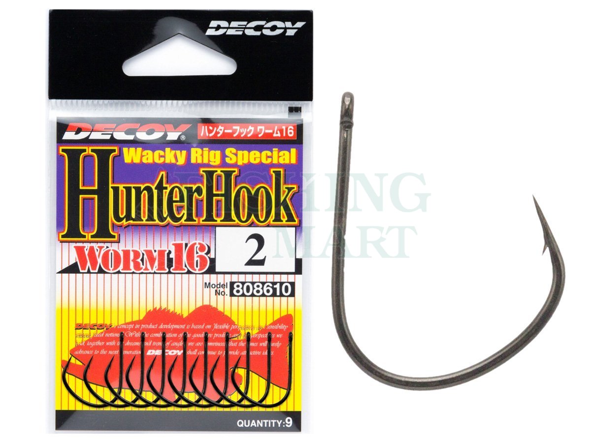 Decoy Hooks Hunter Hook Worm 16 - Hooks for baits and lures