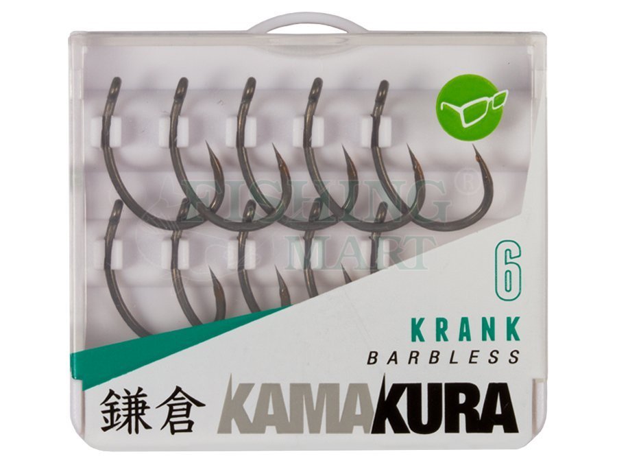 Korda Krank Hook Micro Barbed or Barbless *ALL SIZES* NEW Carp Fishing Hooks