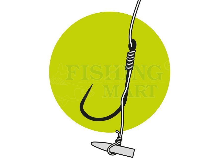Owner Hooks with leaders Owner HO-FD53 - Hooks and rigs for the
