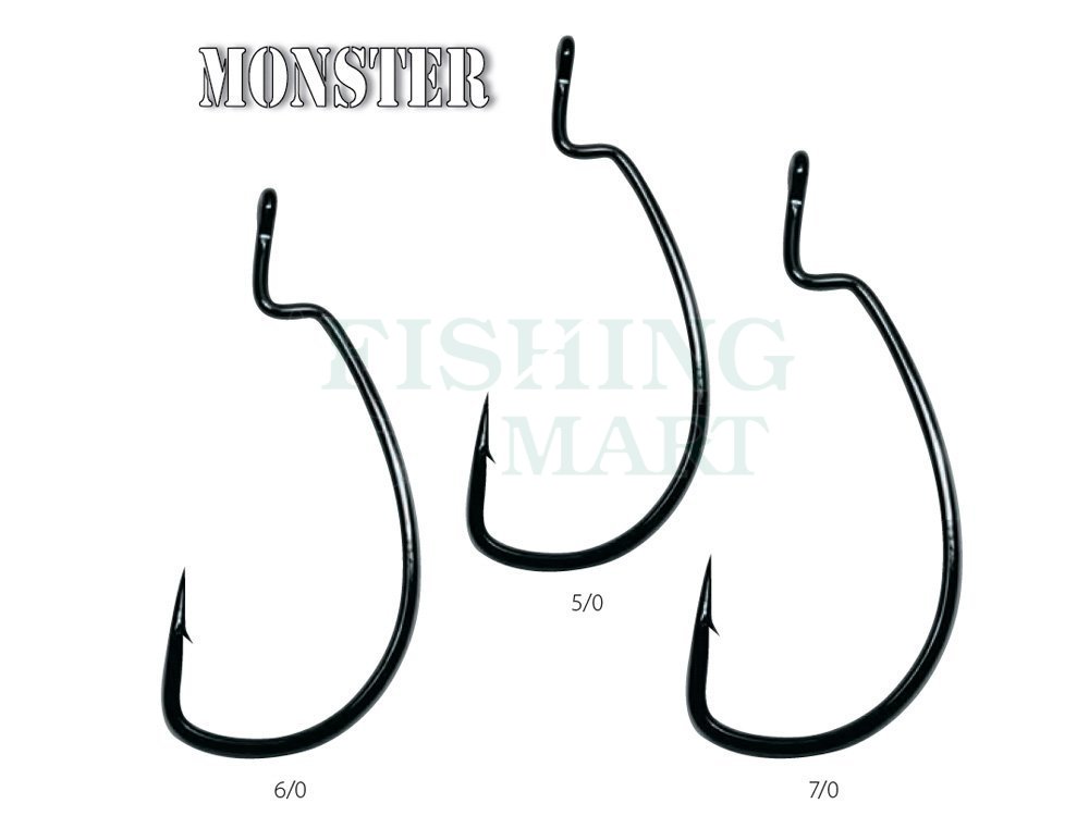 Gamakatsu Hooks Worm 323 Monster - Hooks for baits and lures