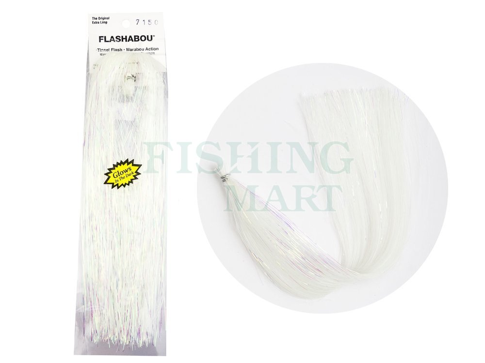 Pearl Color 10 Packs Magnum Flashabou 2mm Holographic Tinsel Flash Fly Tying for sale online 