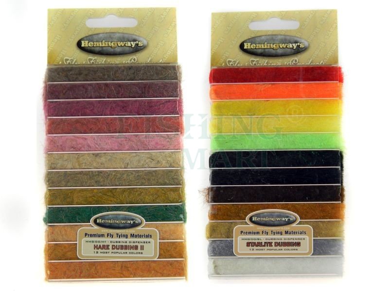 All Round Dubbing Mix1 Fly Tying Dubbing 12 Colours in the great dispenser box 