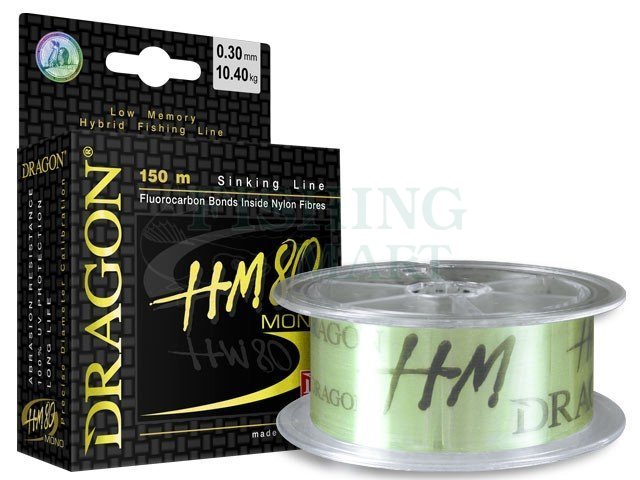 Dragon Monofilament Lines HM80 50M - Monofilament Lines for Leaders -  FISHING-MART