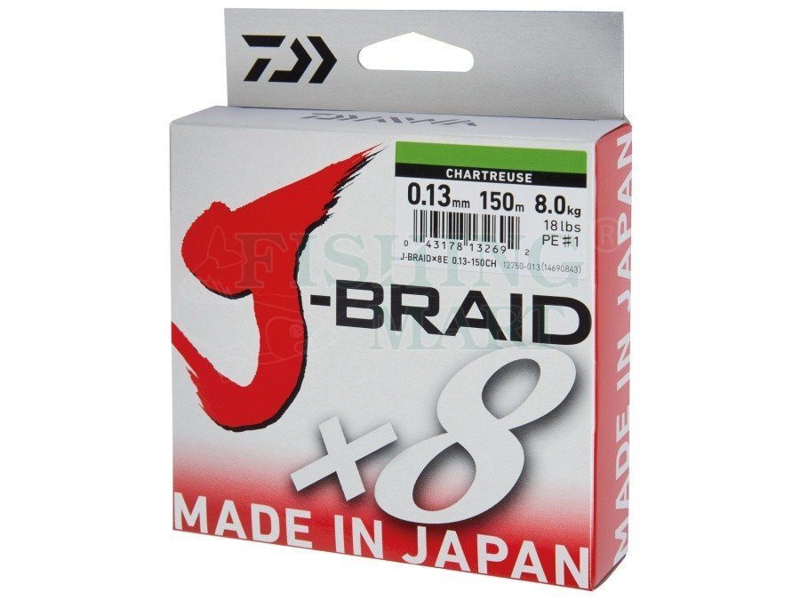 Daiwa J-Braid x8 Braided lines