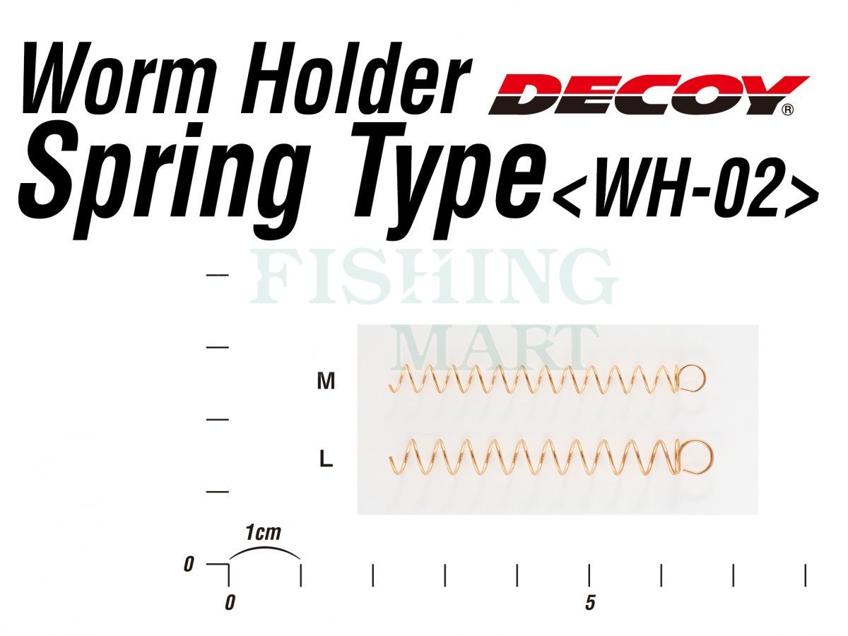 Decoy Worm Holder Spring Type WH-02 - Soft baits accessories - FISHING-MART