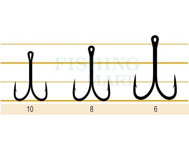 Owner Double hooks STD36BC - Materials for tube flies, hooks, doubles and  trebles - FISHING-MART