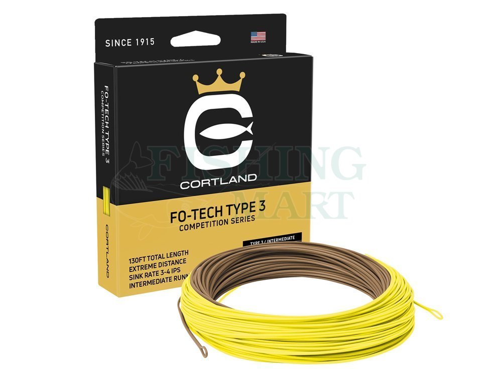 Cortland Fly lines Competition Series FO-Tech Type 3 Intermediate - Fly  Lines - FISHING-MART