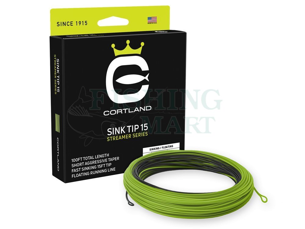 Cortland Fly lines Streamer Sink Tip 15 - Fly Lines - FISHING-MART